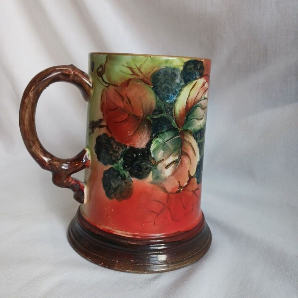 JPL Jean Pouyat Limoges France Berries Mug Stein
